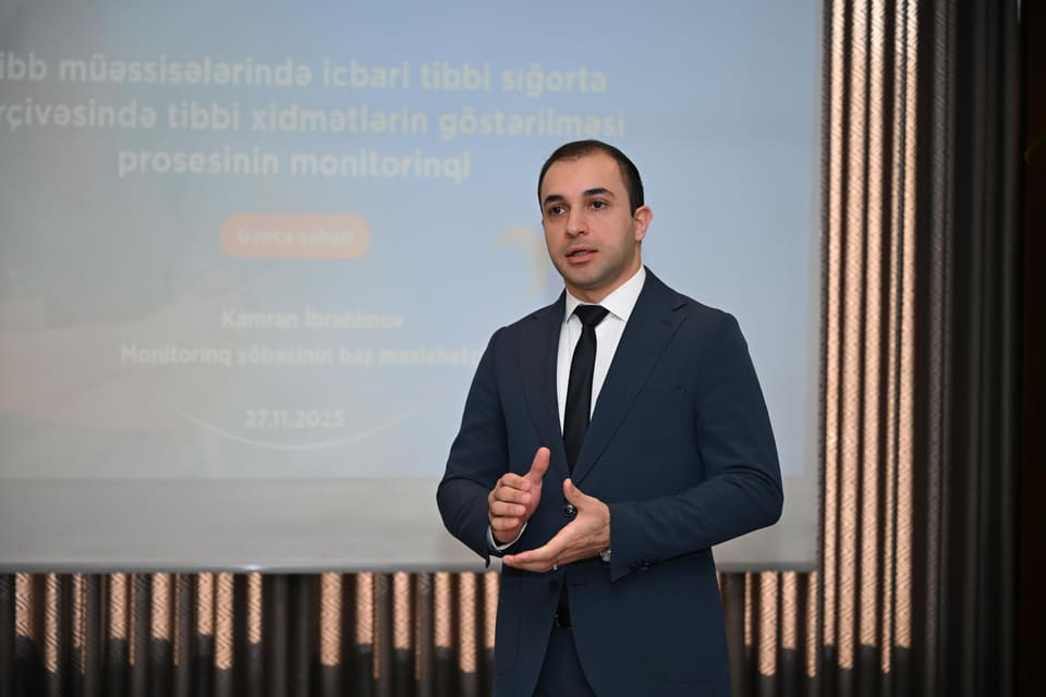  Kamran İbrahimov: Bu ilin ilk 3 rübündə 147 tibb müəssisəsində monitorinq aparılıb