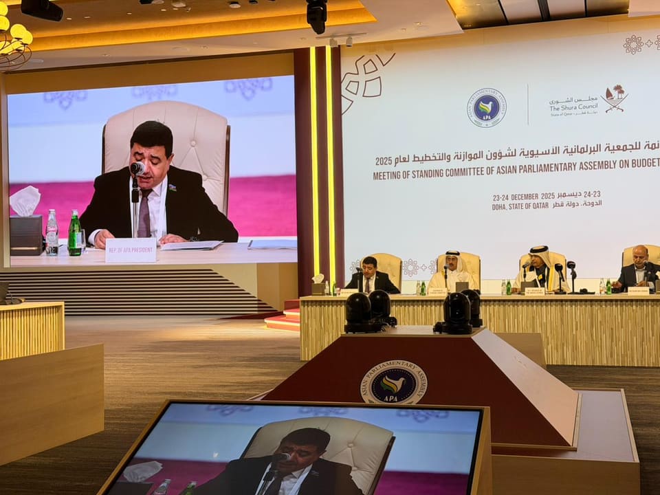 Dohada Azərbaycanın nəqliyyat dəhlizlərini əlaqələndirməsi barədə ətraflı məlumat verilib