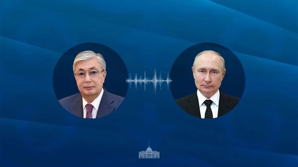 Qazaxıstan və Rusiya prezidentləri arasında telefon danışığı olub