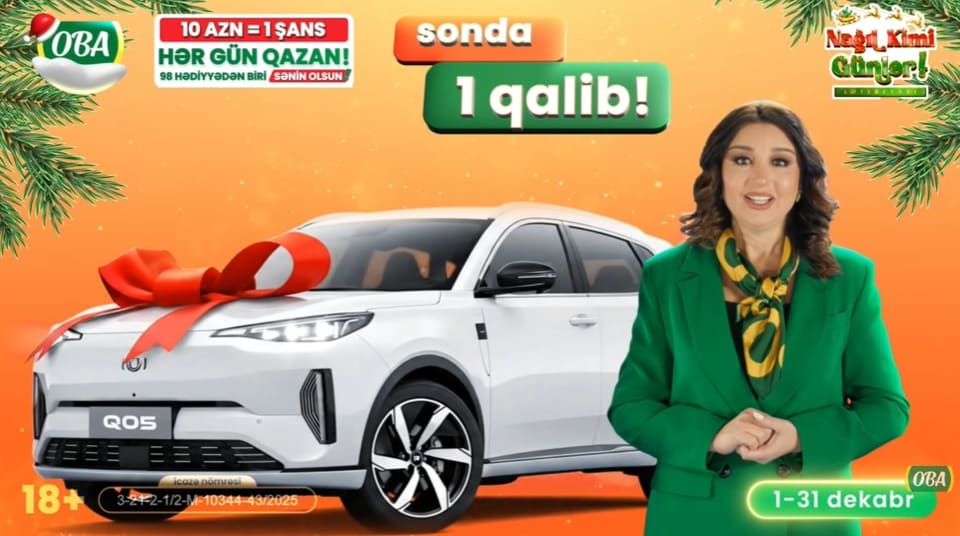 “OBA” marketlər şəbəkəsi “Nağıl kimi günlər” lotereyasının ilk qaliblərini açıqladı