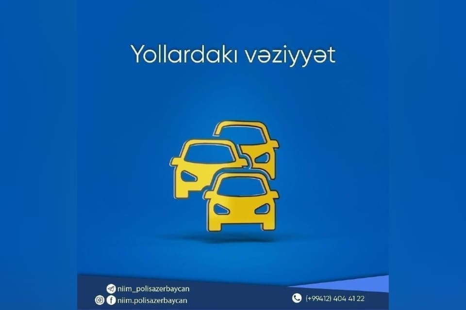 17 istiqamətdə tıxac müşahidə olunur - SİYAHI