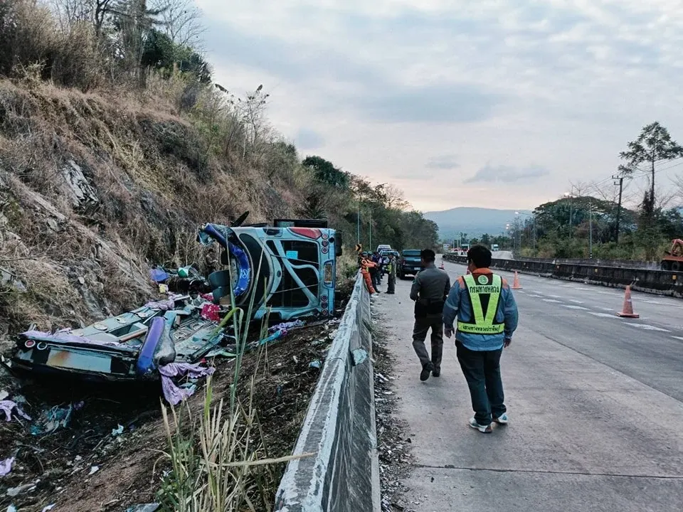 Yeni ilin ilk günlərində Tailandda baş verən yol qəzalarında 100-dən çox insan ölüb