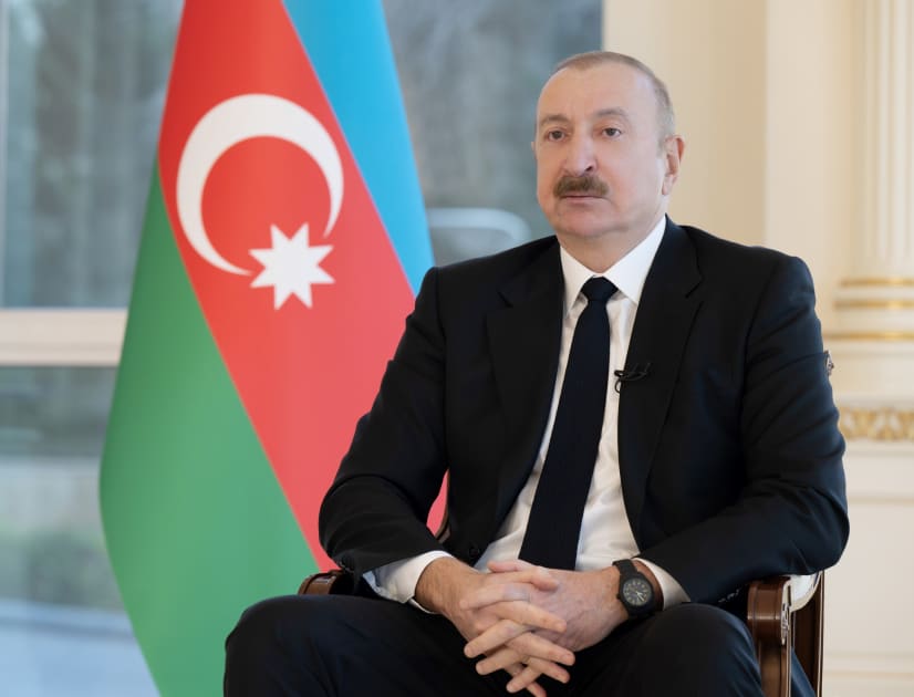 İlham Əliyev yerli televiziya kanallarına müsahibə verib - ANONS