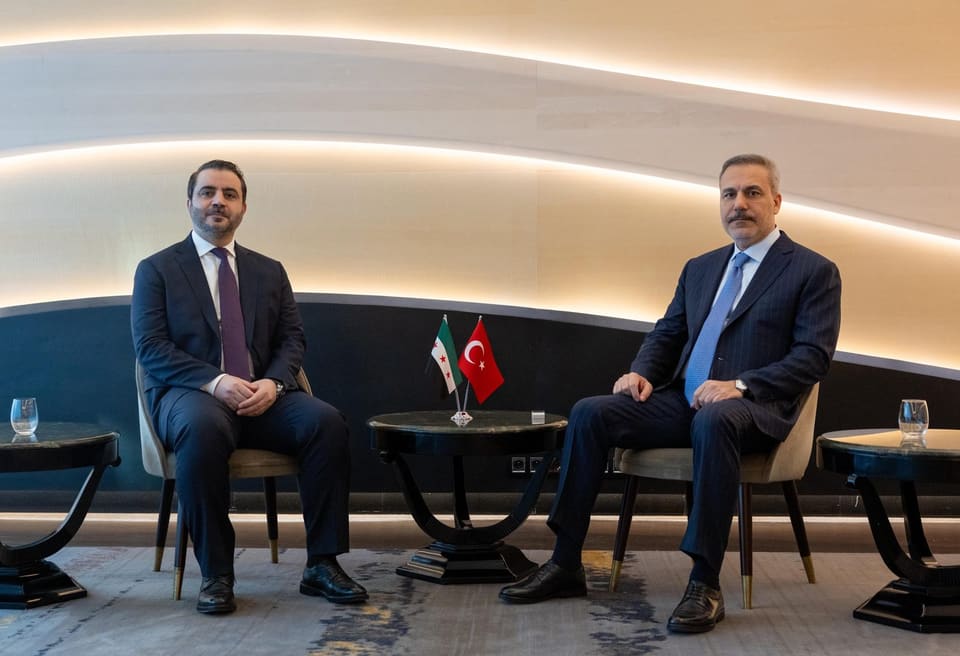 Hakan Fidan suriyalı həmkarı ilə görüşüb