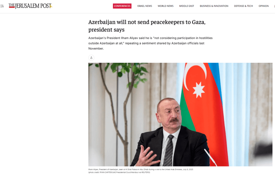 Prezident İlham Əliyevin yerli televiziya kanallarına müsahibəsi dünya mediasının diqqət mərkəzindədir