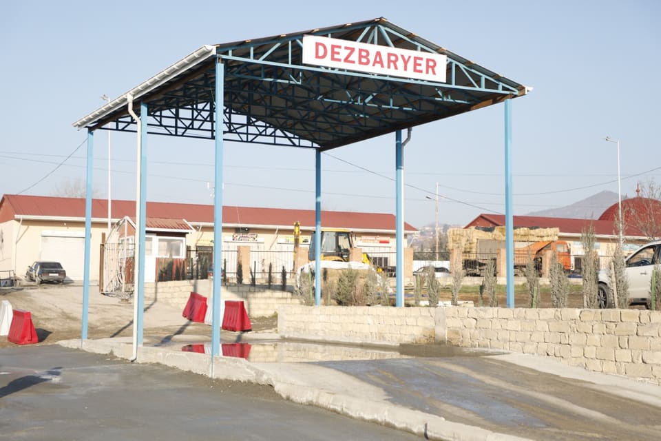 Daha bir heyvan bazarında yenidənqurma işləri yekunlaşır
