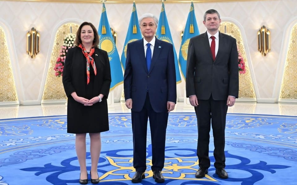Tokayev ABŞ və Bolqarıstan səfirlərindən etimadnamələrini qəbul edib