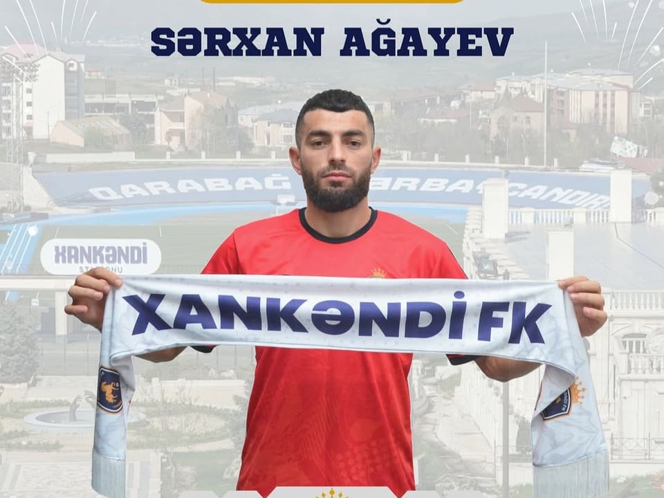 "Xankəndi" FK hücumçusu ilə yollarını ayırdı 
