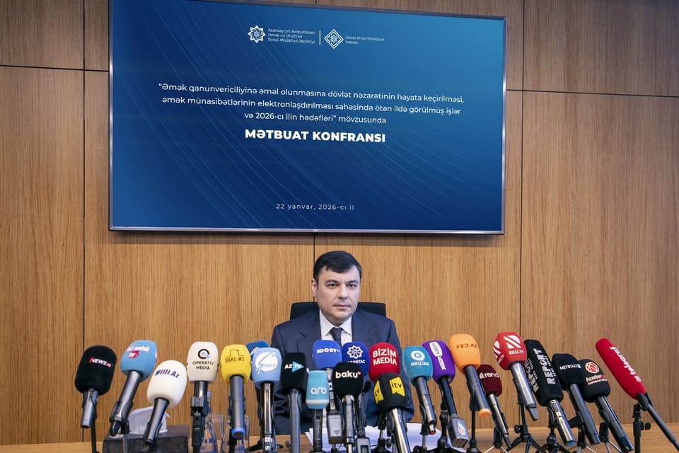 Azərbaycanda ötən il 7 minə yaxın əmək qanunvericiliyi pozuntusu aşkar edilib