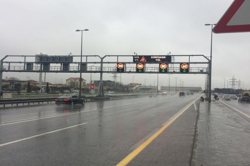 Zığ dairəsi-Hava Limanı yolunda sürət həddi əvvəlki vəziyyətinə qaytarılıb - YENİLƏNİB