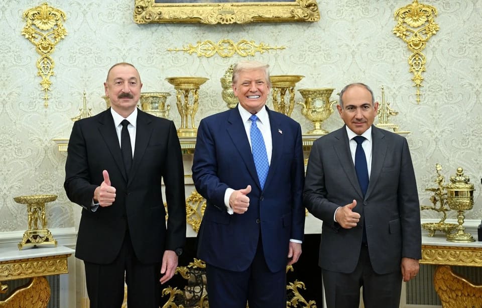 Tramp İlham Əliyev və Paşinyanı yaxşı liderlər adlandırıb