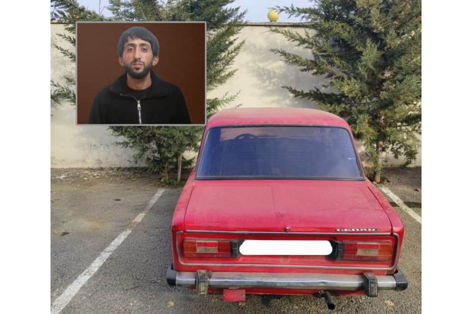 Avtomobili narkotik və psixotrop maddələrin təsiri altında idarə edən şəxs həbs edilib.