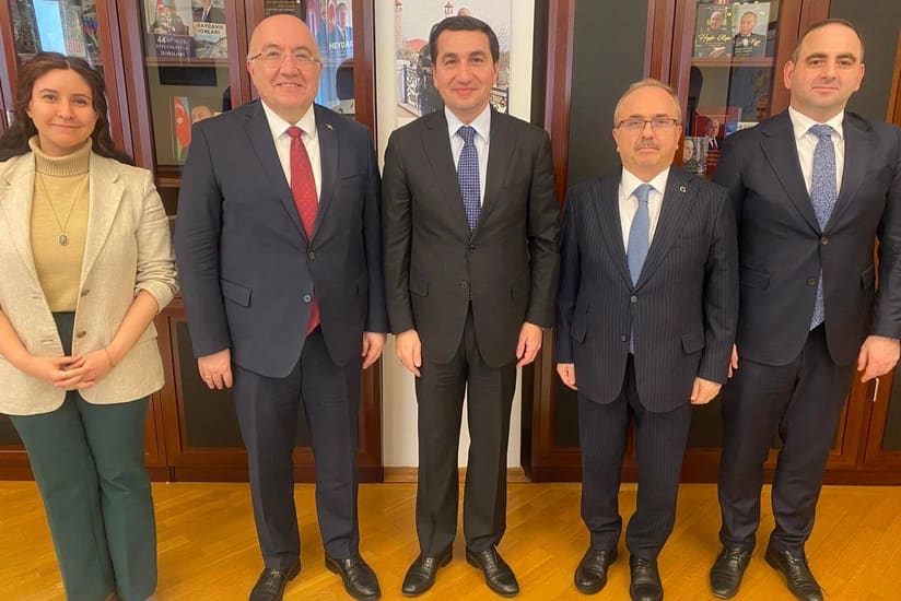 Hikmət Hacıyev Türkiyə XİN rəsmisi ilə görüşüb
