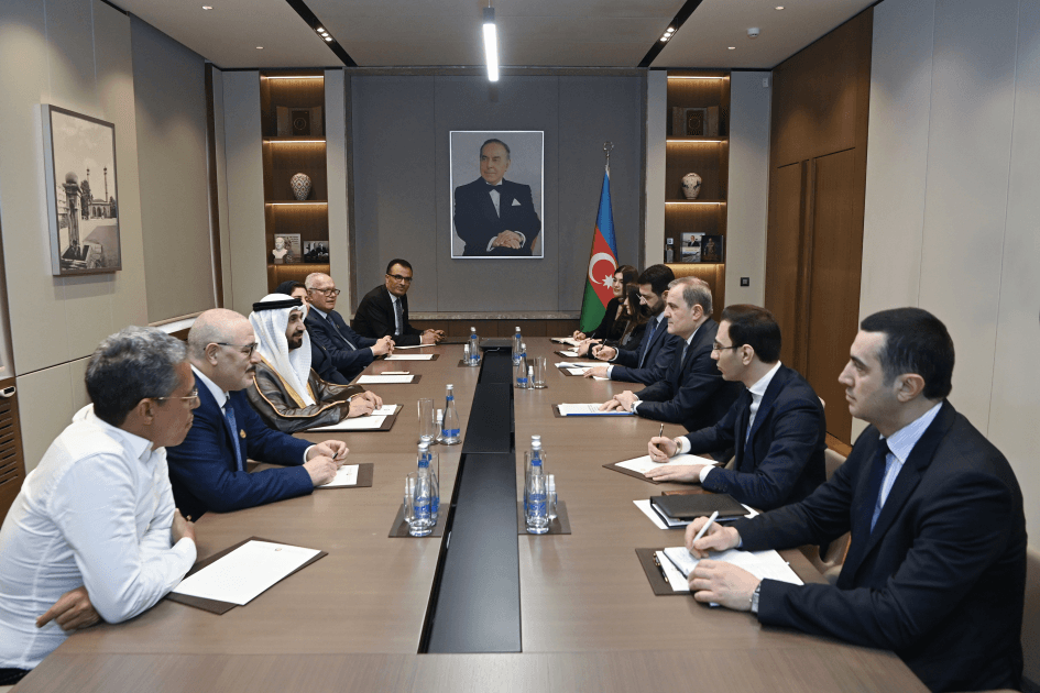 Azərbaycan ilə ərəb ölkələri arasındakı münasibətlər müzakirə olunub - FOTOLAR