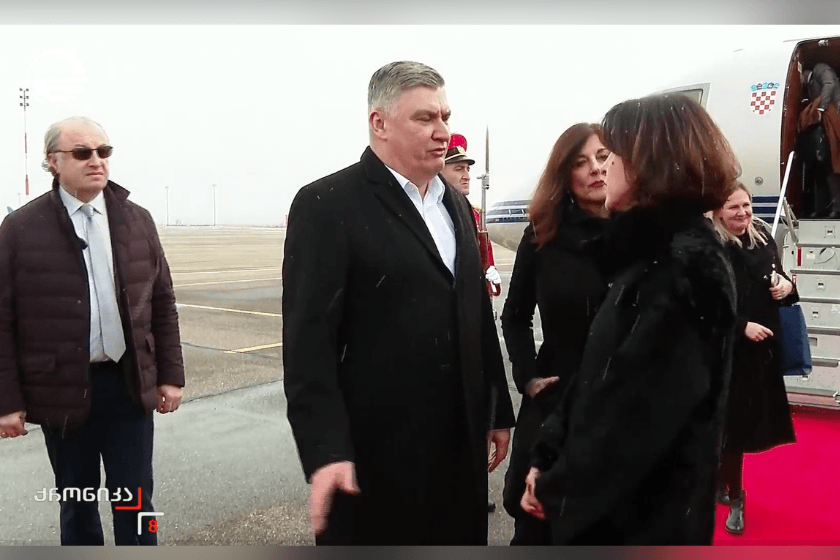 Xorvatiya Prezidenti Gürcüstana səfərə gəlib