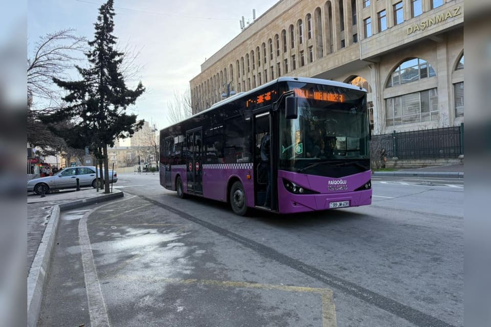 AYNA: 206 nömrəli marşrut üzrə müasir avtobuslar fəaliyyət göstərir