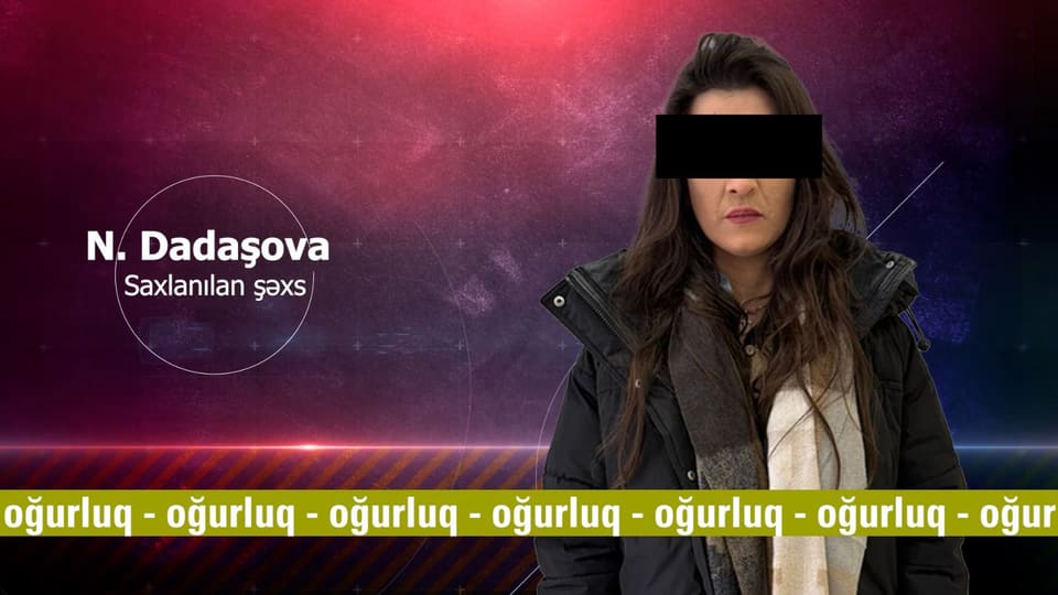 Zərgərlik mağazalarından oğurluq edən qadın saxlanılıb - VİDEO