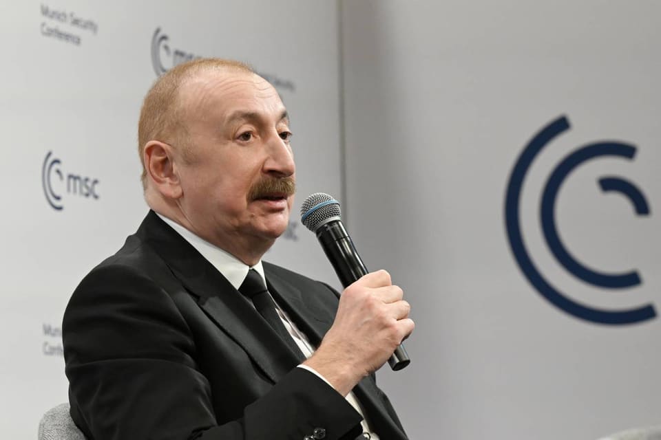 İlham Əliyev Münxen Təhlükəsizlik Konfransı çərçivəsində panel müzakirələrdə çıxış edib - YENİLƏNİB 3