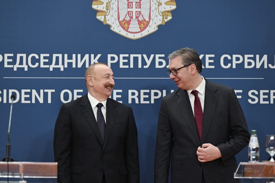 Prezident İlham Əliyev Aleksandar Vuçiçlə görüşü ilə bağlı paylaşım edib