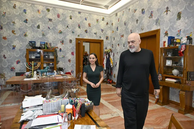 Leyla Əliyeva Tiranada Albaniyanın Baş naziri ilə görüşüb