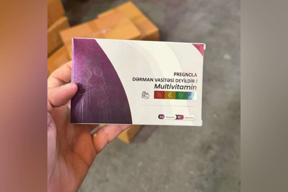 İdxal olunan bioloji aktiv qida məhsulu normativ tələblərə cavab verməyib