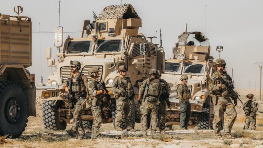 Qərb koalisiya qüvvələri Suriyanın Haseke əyalətindəki hərbi bazanı tərk edir