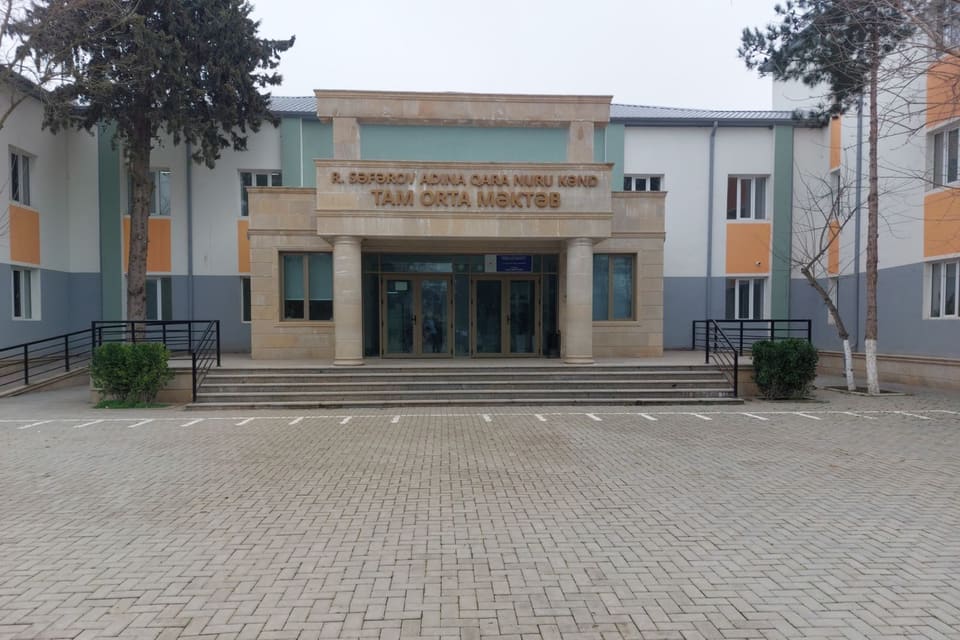 Saatlının Qara Nuru kəndində məktəb əsaslı təmir olunub - FOTOLAR