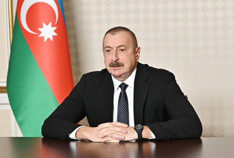 Azərbaycan Prezidenti Yaponiya İmperatorunu təbrik edib