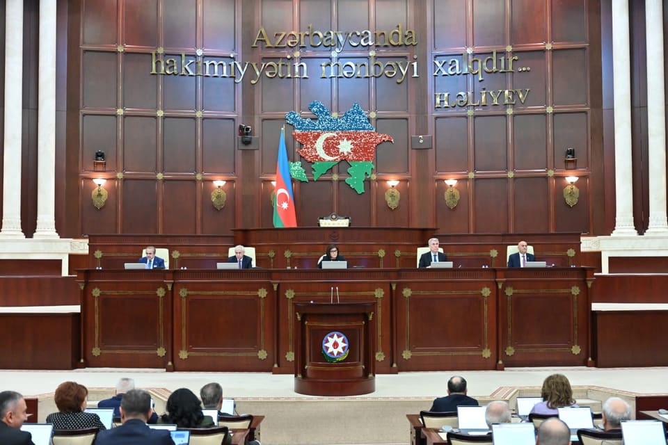 Milli Məclisin növbəti iclasının gündəliyi açıqlanıb