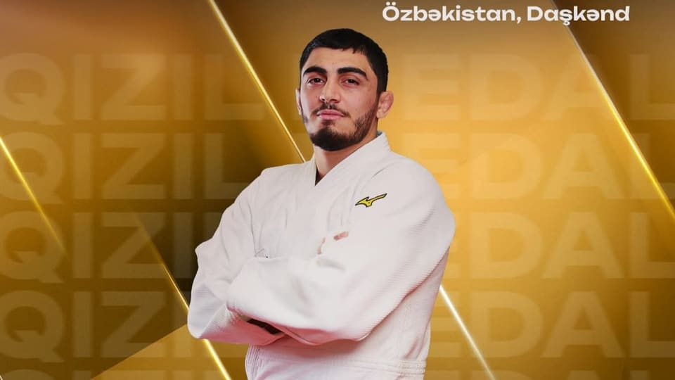 "Böyük Dəbilqə": Azərbaycanın daha bir cüdoçusu qızıl medal qazandı 