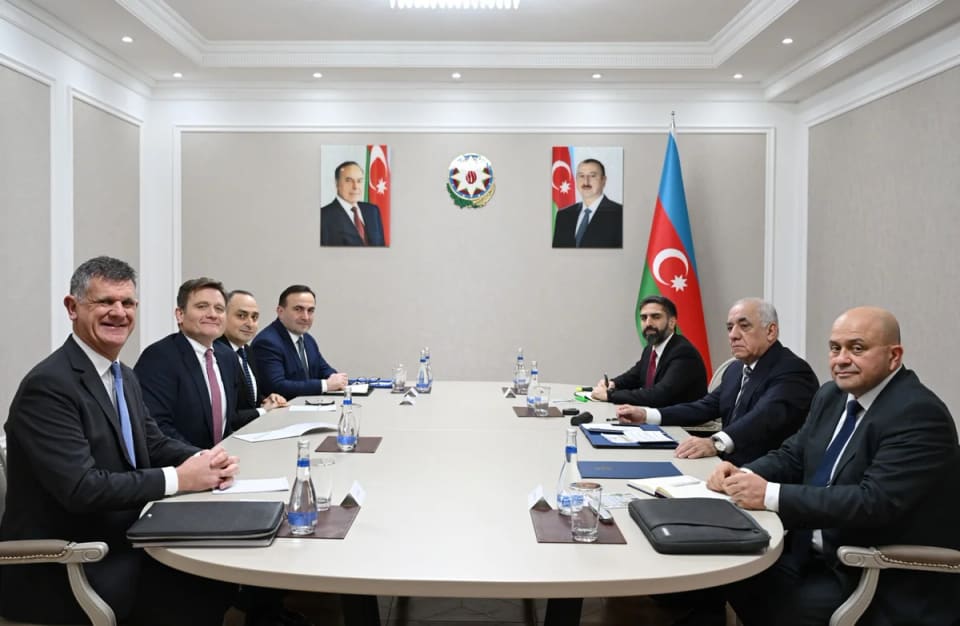 Baş nazir Əli Əsədov BP-nin icraçı vitse-prezidenti ilə görüş keçirib