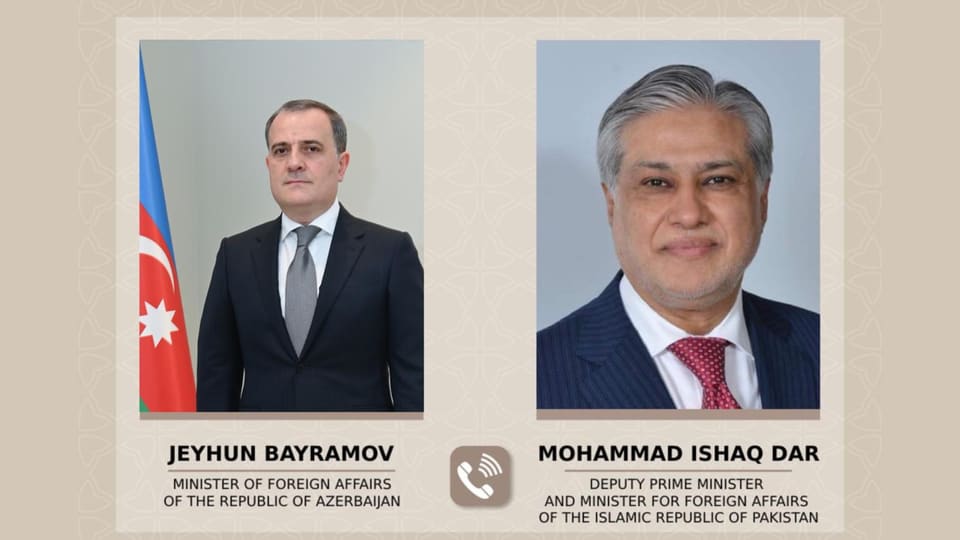 Azərbaycan və Pakistan XİN rəhbərləri regional məsələləri müzakirə ediblər