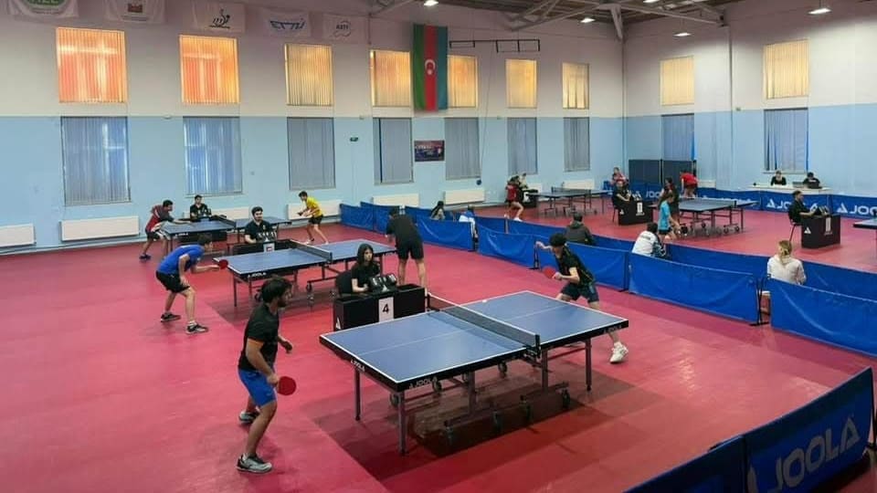 Stolüstü tennis üzrə ölkə çempionatında ilk qalib və mükafatçılar müəyyənləşib