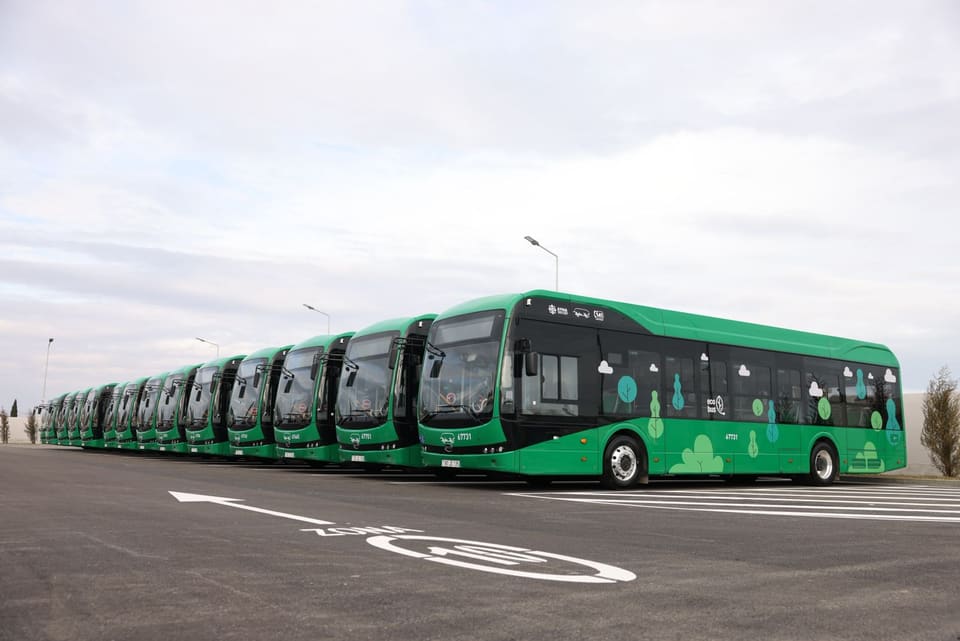 “Albalılıq elektrik avtobus deposu” istifadəyə verilib