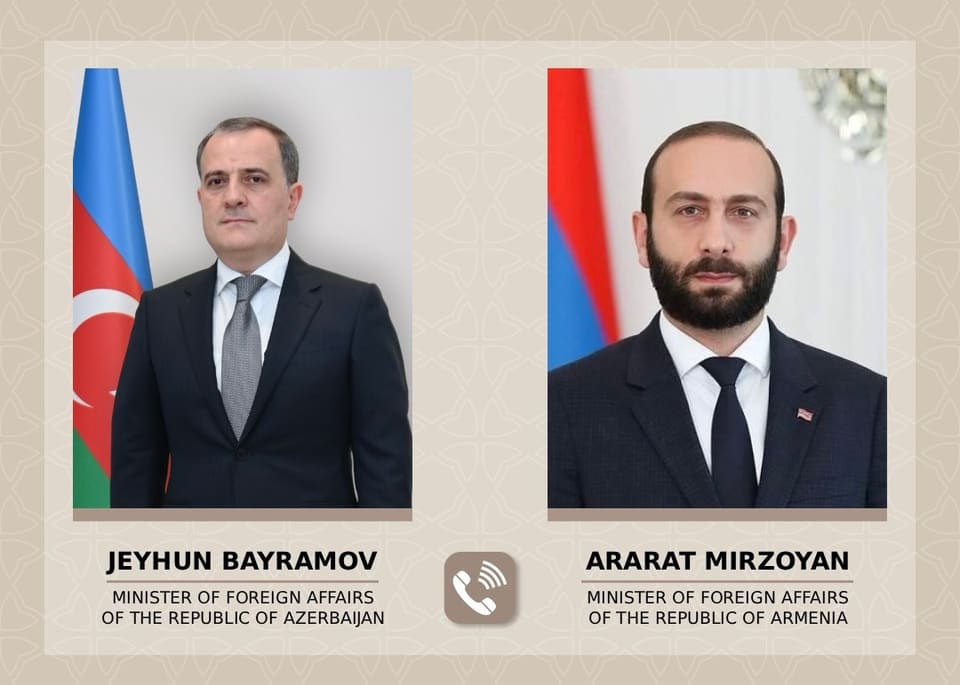Ermənistan və Azərbaycanın XİN başçıları telefonla danışıb - YENİLƏNİB