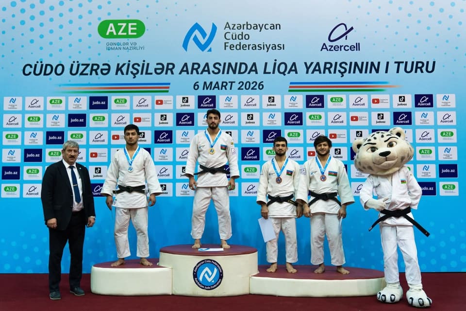 Kişilər arasında cüdo Liqasının I turunun qalibləri müəyyənləşib