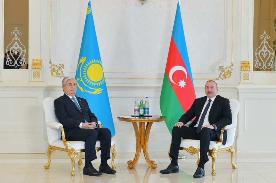 İlham Əliyev Qazaxıstan Prezidentinə təşəkkür edib