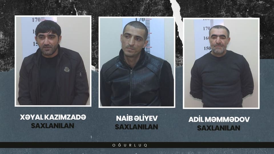 Gəncədə antik əşyalar oğurlayan şəxslər saxlanılıblar