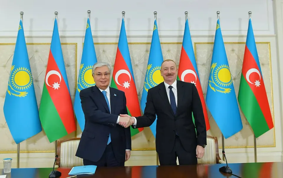 İlham Əliyev Qazaxıstan Prezidentini təbrik edib