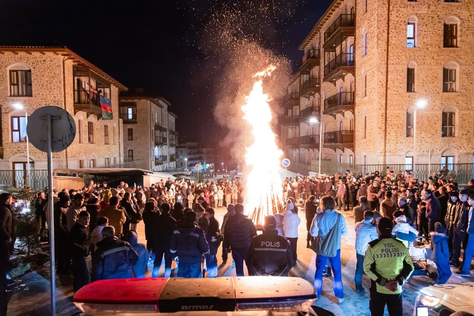 DİN və FHN Novruz bayramı ilə əlaqədar yanğın təhlükəsizliyinə dair əhaliyə birgə müraciət edib