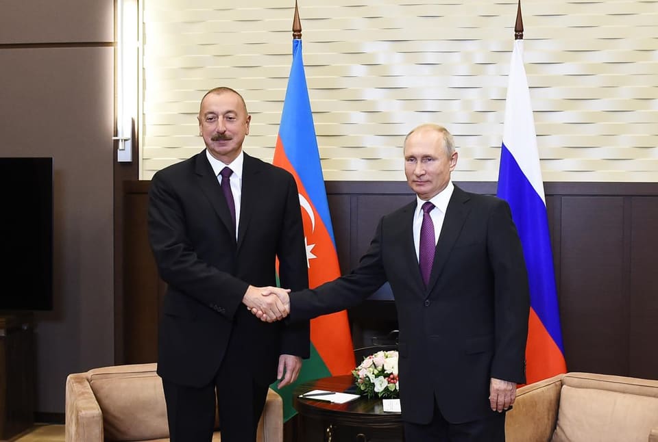 Putin Novruz bayramı münasibətilə Azərbaycan liderini təbrik edib