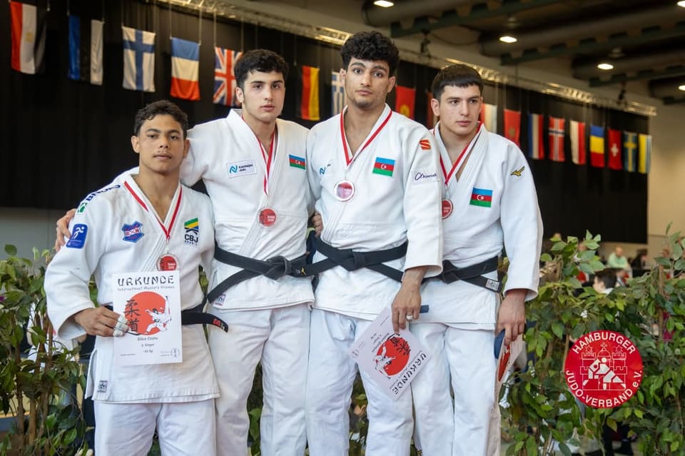 Azərbaycan cüdoçuları Bremen Masters turnirində birinci oldu