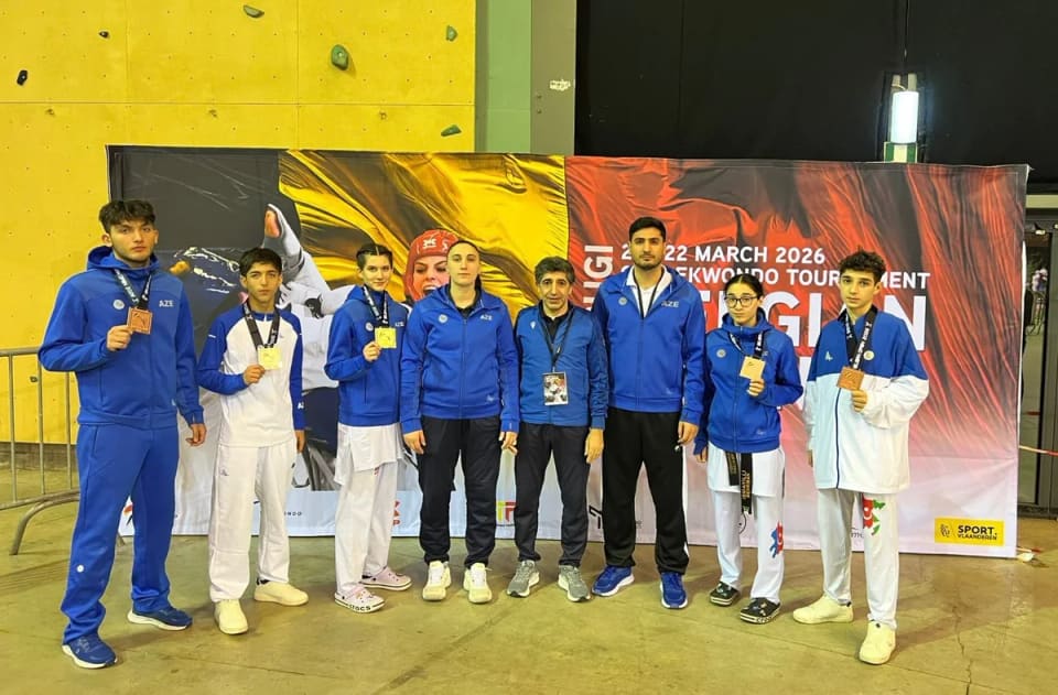 Azərbaycan taekvondoçuları beynəlxalq turnirdən 6 medalla qayıdırlar