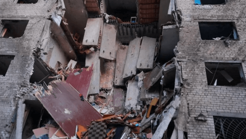 Rusiya Ukraynada yaşayış binalarına zərbələr endirib