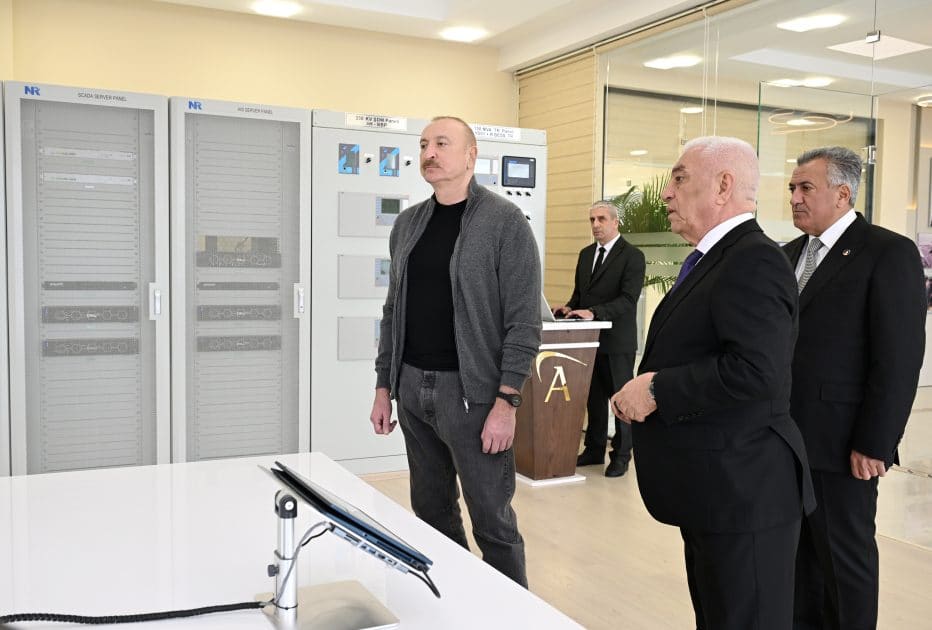 İlham Əliyev “Abşeron” Batareya Enerji Saxlanc Mərkəzinin açılışında iştirak edib