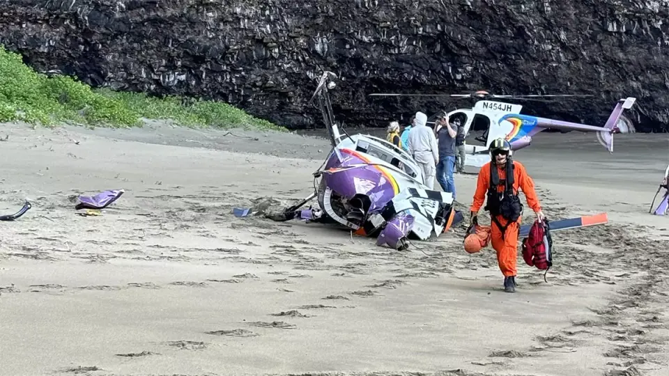 Havayda helikopter qəzası nəticəsində üç nəfər həlak olub