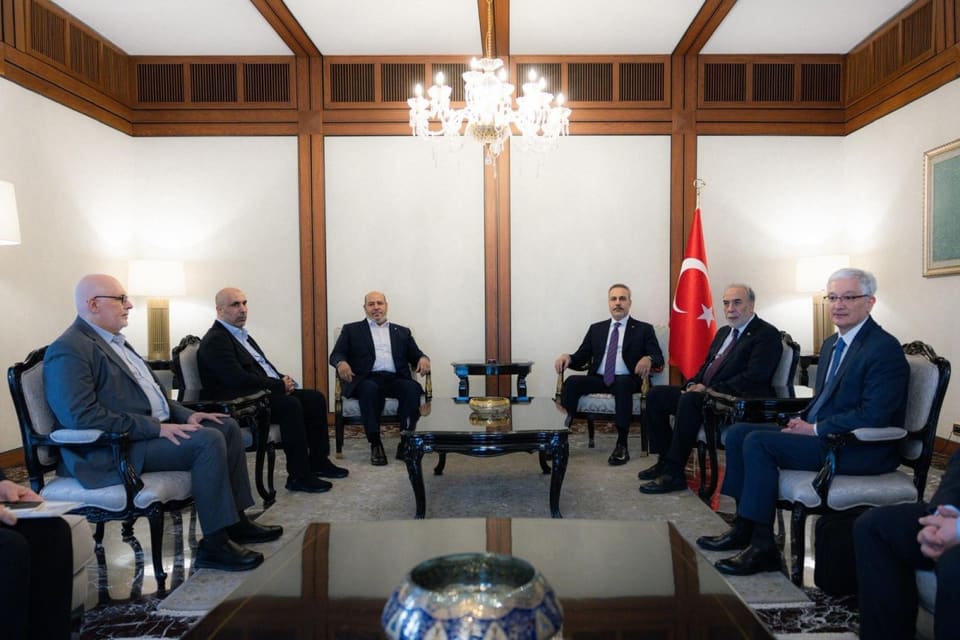 Hakan Fidan HƏMAS nümayəndə heyəti ilə görüş keçirib