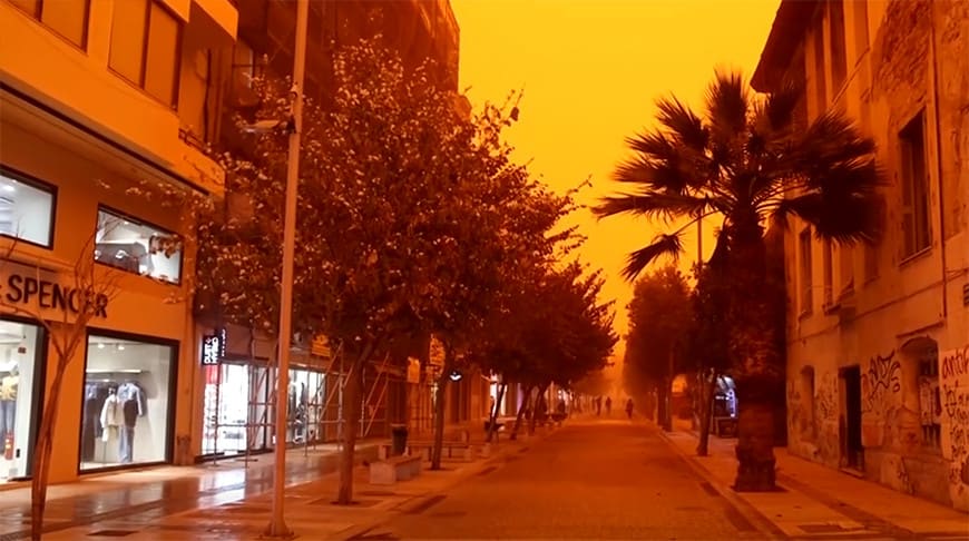 "Erminio" fırtınası Yunanıstanda sel və dağıntılara səbəb olub