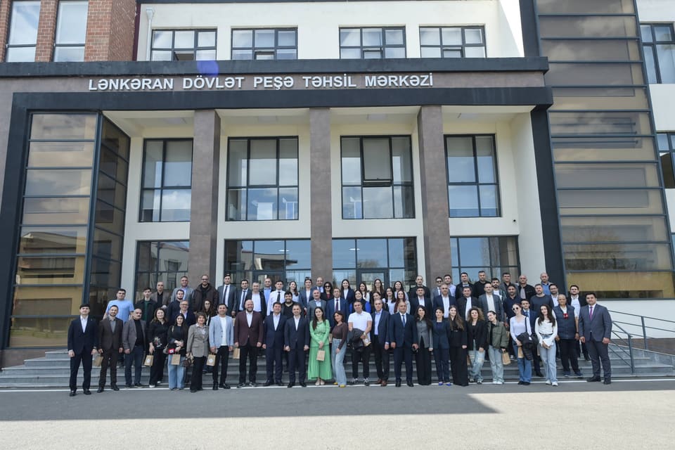 Lənkəran Dövlət Peşə Təhsil Mərkəzinə infotur təşkil olunub