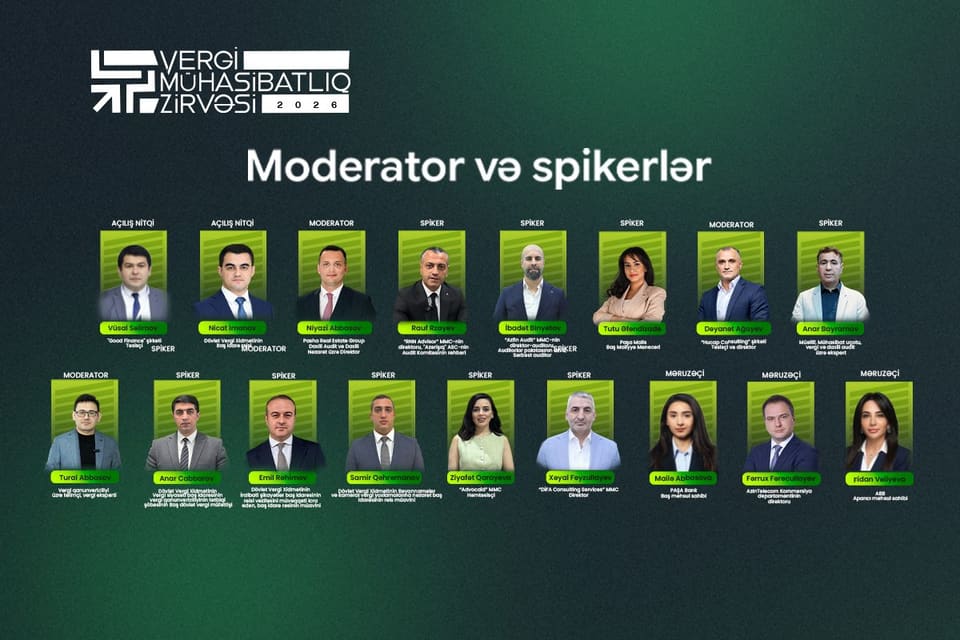 IV Vergi və Mühasibatlıq Zirvəsinə son 1 gün